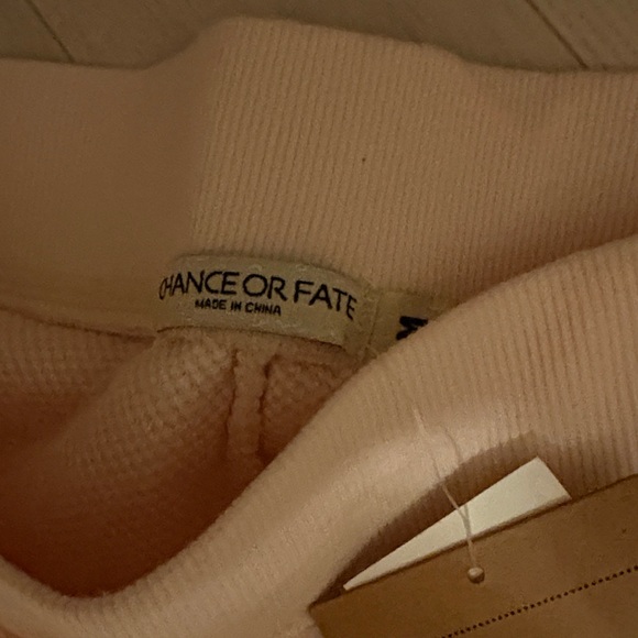 Chance or Fate Kids' Fleece Joggers - Cream - Picture 4 of 4